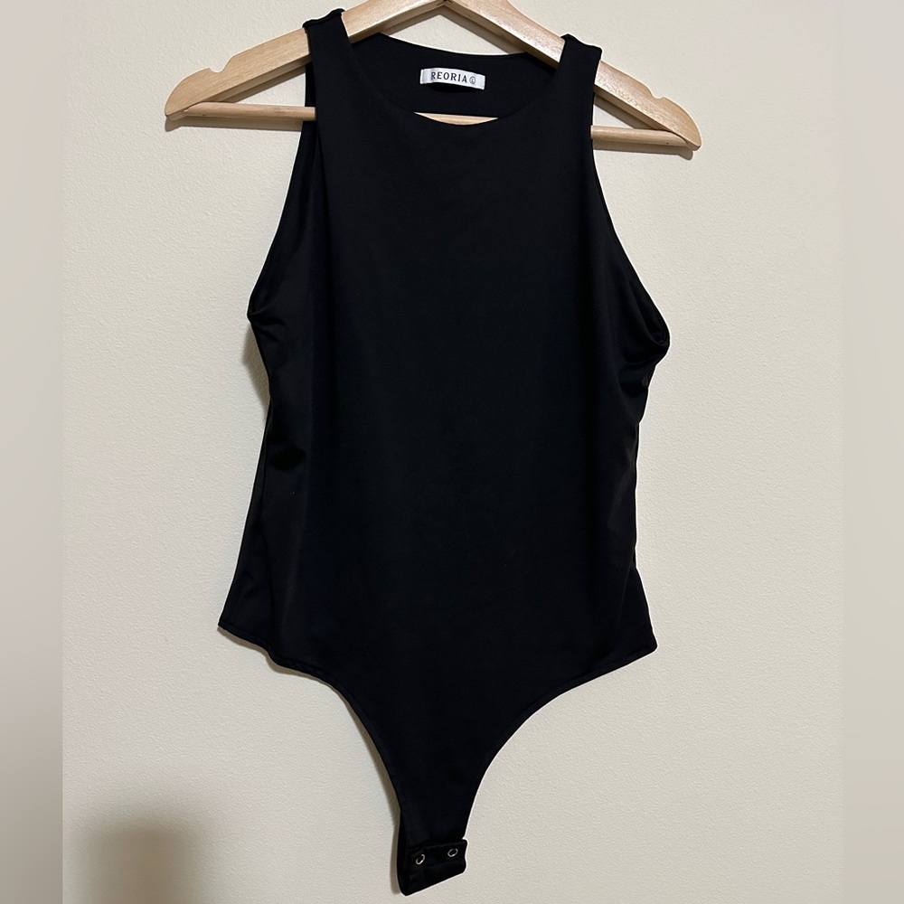 ReoRia Classic Black Bodysuit